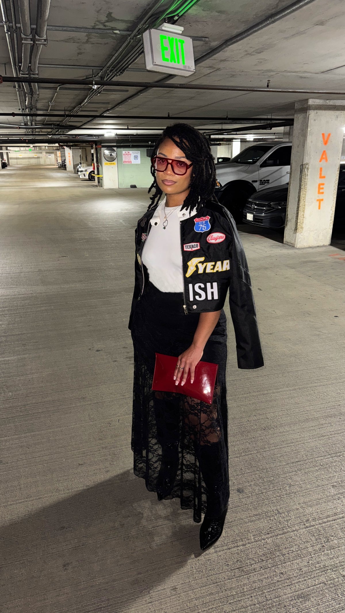 Oreo Crop Biker Jacket