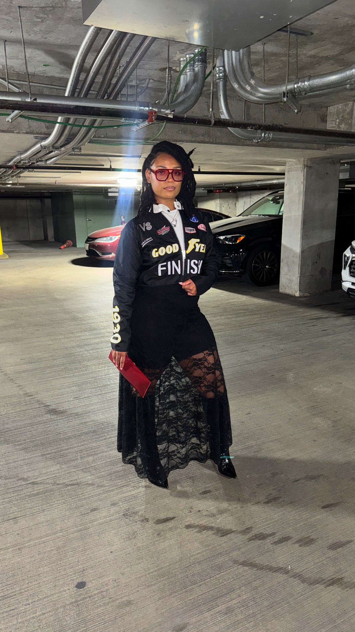 Oreo Crop Biker Jacket